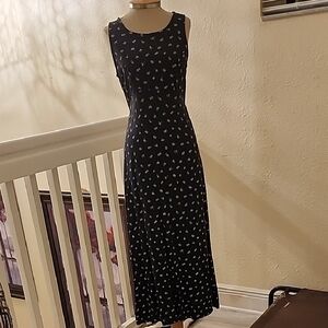 Black Floral Maxi Dress